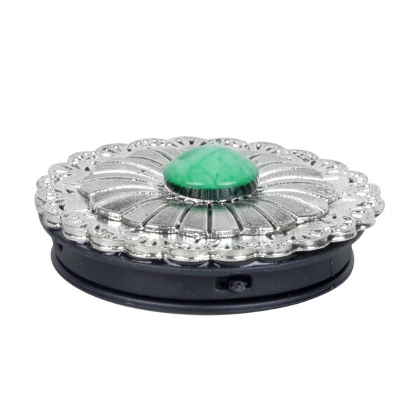 Myra Prestore Silver and Turquoise Phone Socket Kickstand - New - Picture 4 of 6